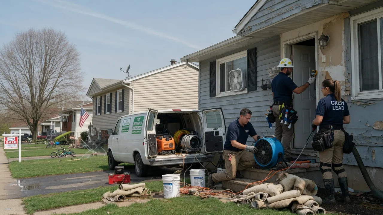 Flood Cleanup in Maryville, IL near me