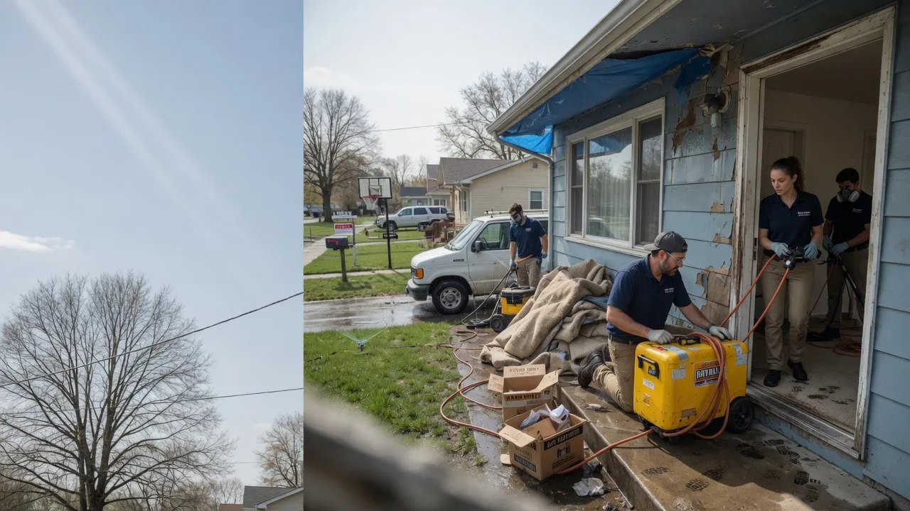 Basement Flood Cleanup in Maryville, IL near me